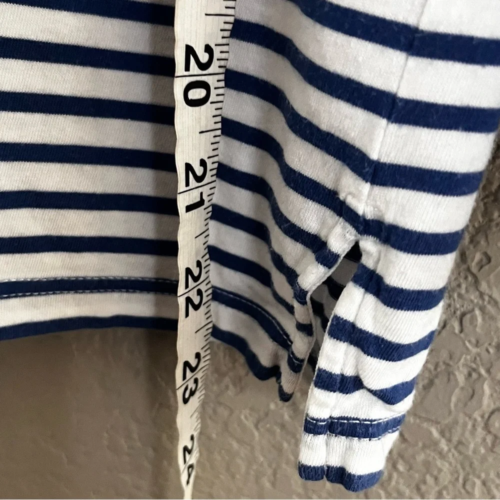 AYR Blue and White Striped Long Sleeve Tee - Picture 9 of 9